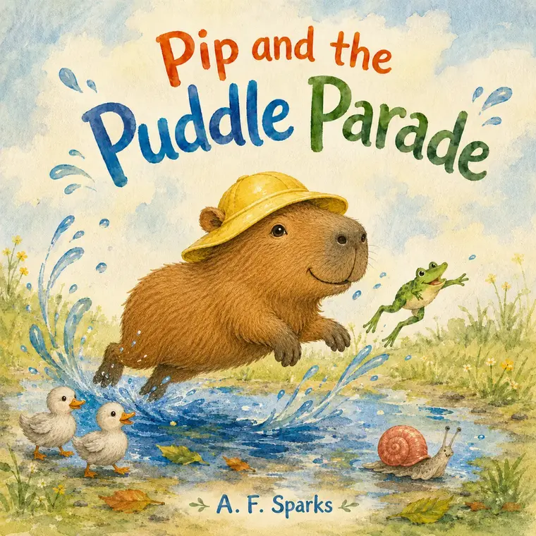 Pip and the Puddle Parade book cover